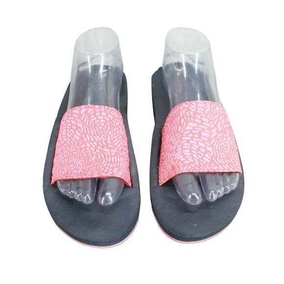 LL Bean Women’s Size 8 Red Canvas Slip-On Open Toe Summer Sandals - Picture 5 of 10